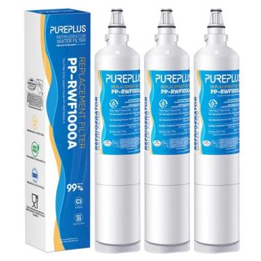 Imagem de Filtro de água para geladeira PUREPLUS 5231JA2006A 9990, pacote com 3