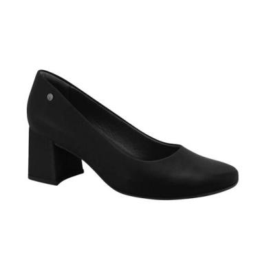 Imagem de Scarpin Ramarim Boneca Feminino Salto Médio Conforto Elegante, Preto, 