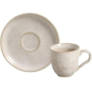 Imagem de Xícara de Café com Pires 120ml Bio Latte Porto Brasil Mesa Posta Café da Manhã