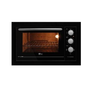 Imagem de Forno Elétrico de Embutir Fischer Fit Line 48L Autolimpante com Vidro Duplo 110V