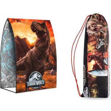 Imagem de Barraca Infantil Cabana Dino Jurassic Park Dominação C/ Bolsa - Pupee
