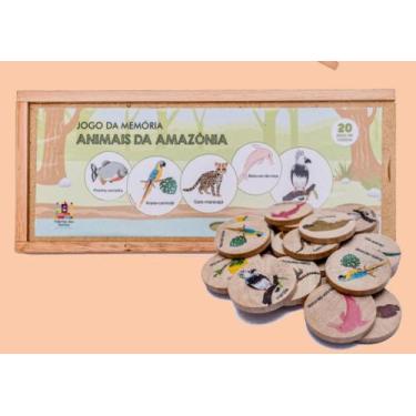 Imagem de Jogo da memória animais da Amazônia - Fabrika