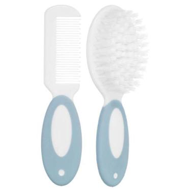 Imagem de Kit Cuidados Buba Escova e Pente Cerdas Macias Para Bebê