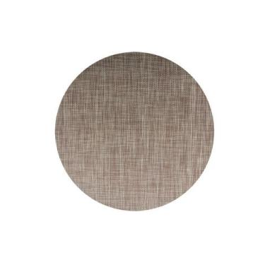 Imagem de Kit Jogo Americano Textilene Circle Marrom 38Cm - 4 Uni - Uzoo, Marrom