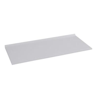 Imagem de Tampo Mármore Sintético 120CMX53CM para Balcão de Cozinha Branco/Gelo 
