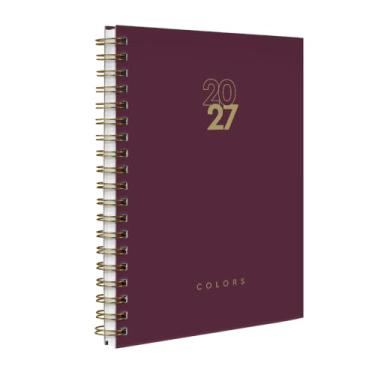 Imagem de Agenda 2027 Planner Semanal Capa Dura Solid Colors Clean (Marsala)