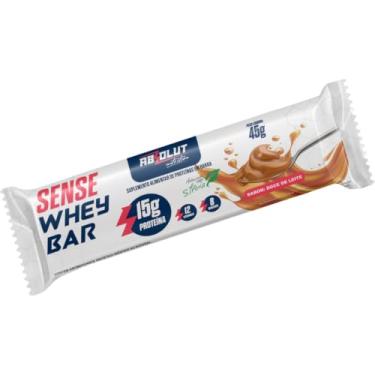 Imagem de Absolut Nutrition, Sense Bar, Barra Proteica, Sabor Doce de Leite Minotouro, Display com 12 Unidades de 45g, 540g - FL
