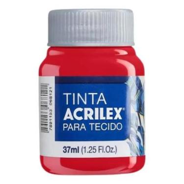 Imagem de Tinta Tecido Fosca 37ml Vermelho Vivo Acrilex
