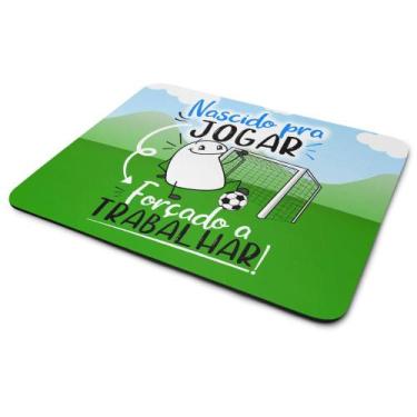 Imagem de Mouse Pad Divertido Flork - Nascido pra jogar futebol - JPS INFO