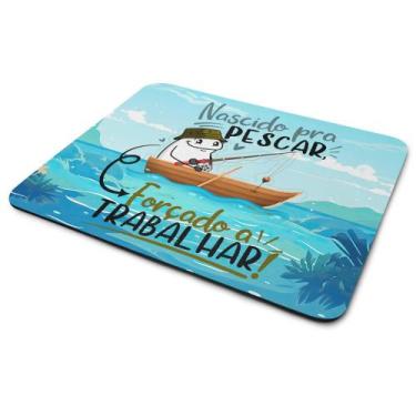 Imagem de Mouse Pad Divertido Flork - Nascido pra pescar - JPS INFO