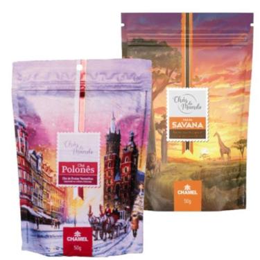 Imagem de Kit Chá da Savana e Chá Polonês Chamel - 50g cada