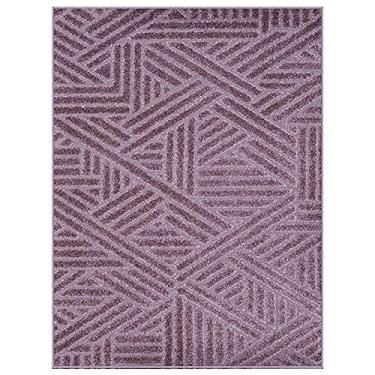 Imagem de Tapete para Sala Realce Trama 35 Taupe 1,00x1,50m - J Serrano