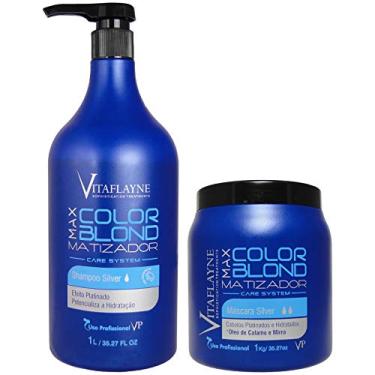 Imagem de Kit Matizador Max Color Blond Manutenção 2x1 Kilo - Vitaflayne
