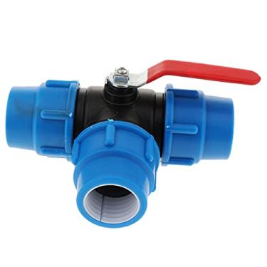 Imagem de B Blesiya Conexões de conexão rápida PE profissionais com válvula Air Push in Fitting Purificadores de água Conexões de tubos de irrigação resistente a alta pressão Jardim doméstico - núcleo de aço de 40 mm