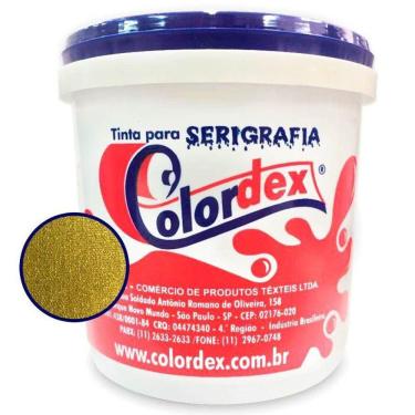 Imagem de Tinta para Serigrafia Colordex Metalcolor Ouro (900ml)