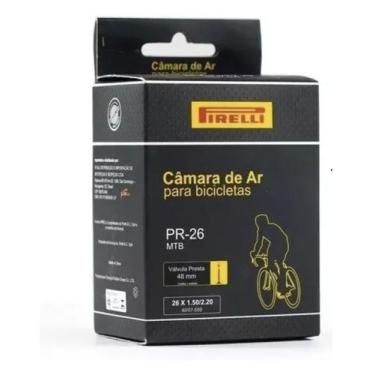 Imagem de Camara De Ar Pirelli Pr-26 26X1.50/2.20, Valvula Presta 48mm (59307)