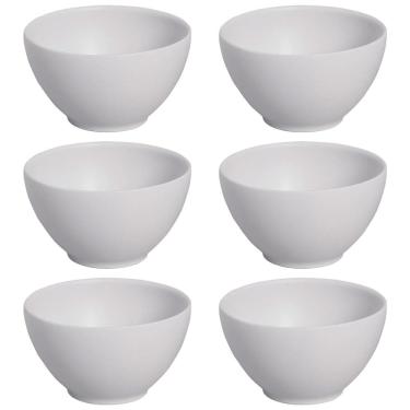 Imagem de Conjunto de Bowls Porto Brasil Coup Vit em Stoneware Cinza 540ml - 6 Peças