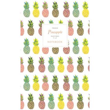 Imagem de Caderno de abacaxi - Páginas pautadas - 12,7 x 20,3 cm - Premium Cahier (branco)