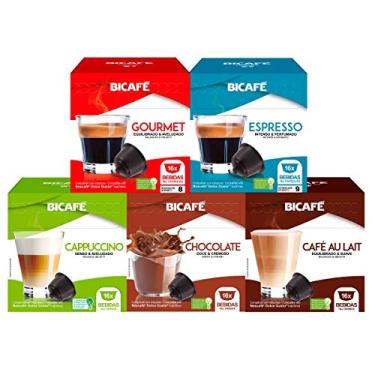 Imagem de 80 Cápsulas Para Dolce Gusto - 5 Caixas - Kit Clássico - Cápsula Bicafé