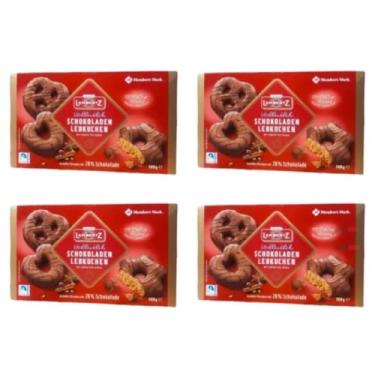 Imagem de Kit 4 Und Pão de Mel Chocolate Ao Leite Alemão Lambertz