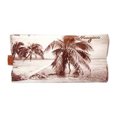 Imagem de Necessaire Praia Feminina Coqueiros Marrom, Magicc