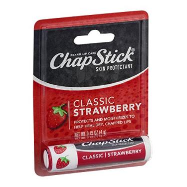 Imagem de Lip Balm Morango Chap Stick Kit com 3 Unidades