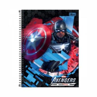 Imagem de Caderno Universitário Tilibra Avengers Game 10 Matéria 160 Folhas