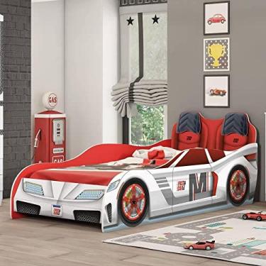 Imagem de Cama Infantil Fast Car Casatema Branco
