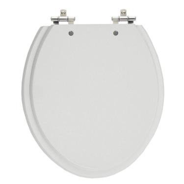 Imagem de Assento Sanitário Convencional Oval Cinza Claro Universal Tampa Vaso Deca-Incepa-Celite- Roca