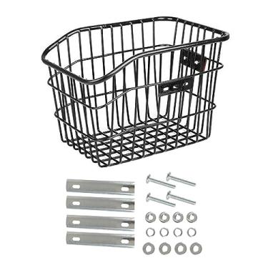 Imagem de Vaveren Cesta de bicicleta traseira, porta-animais de estimação com acessórios de montagem, bolsa de rack de carga de bicicleta para mountain bike, bicicleta