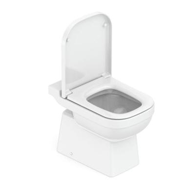 Imagem de Kit Bacia Convencional com Assento Polipropileno Elite Celite Branco