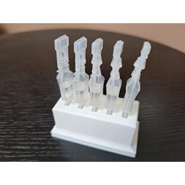Imagem de Znet3D Suporte e armazenamento de frascos de colírio – mantém frascos descartáveis de uso único na posição vertical – Disponível em 5 compartimentos, 7 compartimentos, 10 compartimentos, 14
