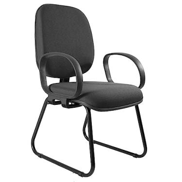Imagem de Cadeira Diretor Estofada Anatômica Sky com Braço Corsa Preto