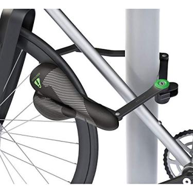 Imagem de Seatylock Cadeado de sela híbrida resistente a furos e antifurto para bicicleta, Stripes Black, Trekking (Sport)