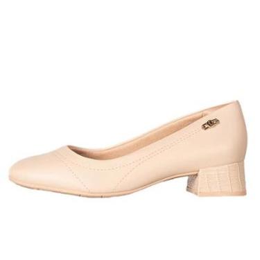 Imagem de Sapato Comfortflex Com Salto Texturizado - 22-95401-Feminino