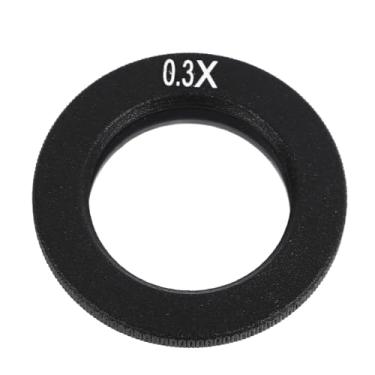 Imagem de Lente Objetiva de Zoom, Lente de Microscópio Monocular Com Porta de Conexão de 24mm, Montagem Padrão C, Ampliação Reduzida para Observar Insetos de Plantas (0,3X)