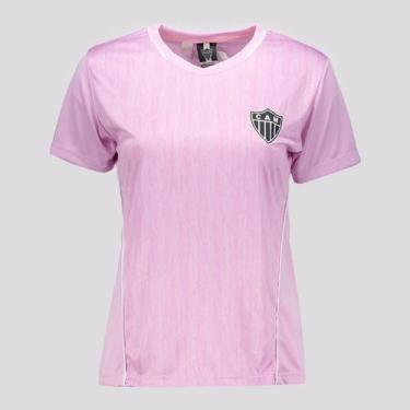 Imagem de Camisa Atlético Mineiro Arctic Feminina Rosa - Braziline