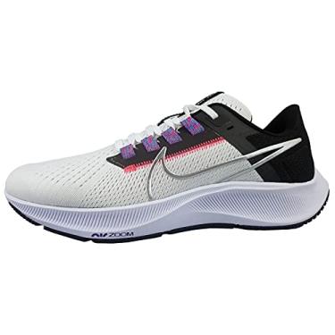 Imagem de Nike Air Zoom Pegasus 38 Women's Running Shoes White/Black Crimson/Metalic Silver 8