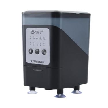 Imagem de Generic Alimentador automático de peixes, dispensador de comida, tartaruga, capacidade de 450ml, à prova d'água, durável, temporizador de alimentação, sem display digital