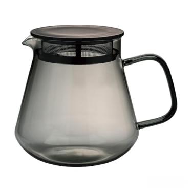 Imagem de Hario Servidor de café e chá de vidro colorido, 600 ml, cinza
