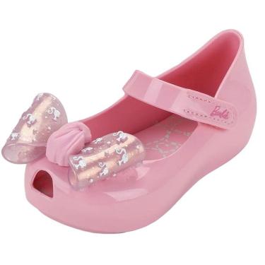Imagem de Sapatilha Infantil Menina Bebê Transparente Barbie Jelly