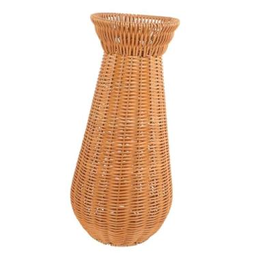 Imagem de Bothyi Vaso de flores decorativo vaso de plantas mesa presente buquê vaso de botões arranjo floral para quarto casamento inauguração casa entrada, Altura 40 Cm