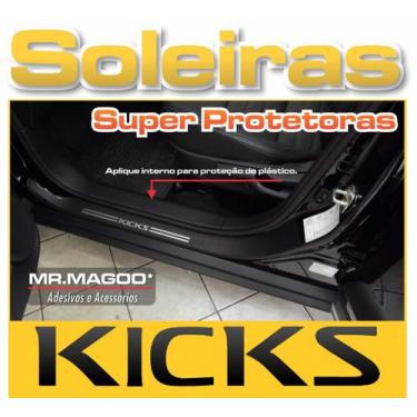 Imagem de Soleiras Nissan Kicks com Soleira Da Mala e Fundo De Placa - MRMAGOO, 