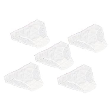 Imagem de Roupa íntima Feminina Descartável, 5 Unidades Roupa íntima Feminina Descartável de Algodão Puro Maternidade Roupa íntima Descartável Biquínis Conchas e Cremes para Calcinhas de (Rosa)