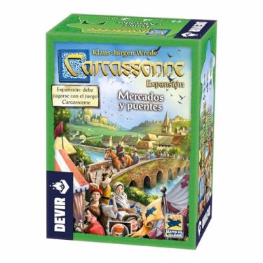 Imagem de Devir CARCASSONNE MERCADOS E PONTES EXP. 2 ED