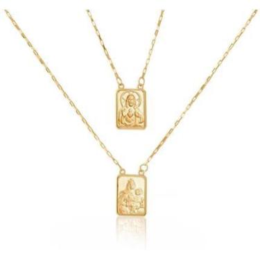 Imagem de Escapulário em ouro 18 k Joia Religiosa - Elegancy Joias