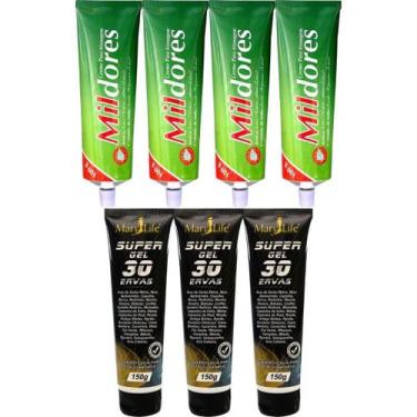 Imagem de Kit 4 Creme Mil Dores 100G + 3 Super Gel 30 Ervas 150G - Bio Instinto