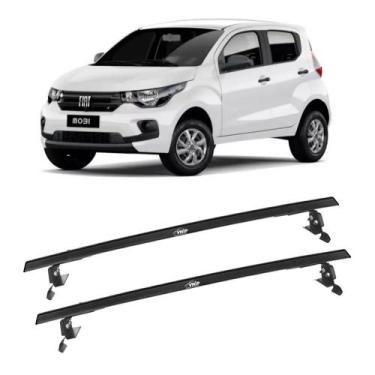 Imagem de Rack de Teto Vhip Bagageiro Alumínio Fiat Mobi 4 Portas Todos Anos
