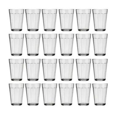 Imagem de Jogo 24 Copos de Vidro Americano Tradicional Nadir Figueiredo 190ml Ce