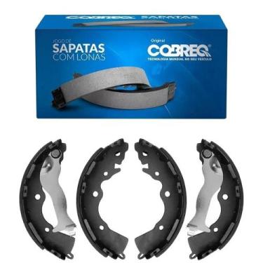 Imagem de Sapata Lona Freio HB20 1.0 HB20S HB20X 1.6 2012 a 2019 Traseira Cobreq